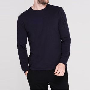 T-shirt à manches longues en coton de qualité supérieure pour hommes Chemise décontractée à la mode et respirante pour un usage quotidien pour hommes - Product Image 5