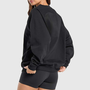 Sudaderas de Felpa 100% Algodón Estilo Casual Vintage para Mujer, Personalizadas, Tallas Grandes, Ropa de Invierno, Logotipo Impreso en la Parte Delantera - Product Image 5