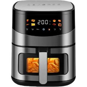 Freidora de aire eléctrica digital inteligente de 6,5 L, cocina de aire caliente sin aceite, aplicación de pantalla táctil para uso doméstico - Product Image 2