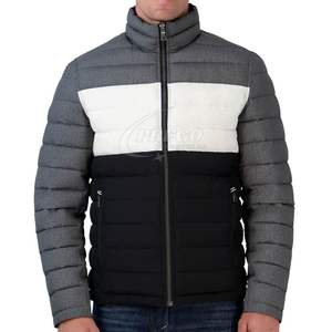 Nouvelle parka d'hiver rembourrée avec logo imprimé, 100% polyester, vente chaude, style personnalisé, veste matelassée pour homme - Product Image 3