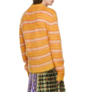 Pull vintage pour femme, impression numérique, tricot respirant, 100% laine, coupe ample, décontracté, style streetwear d'hiver, pull pour femme - Product Image 4