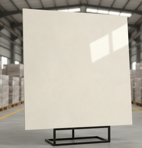 Azulejos de Porcelana Crema Noruega de 600x600 mm, 8 mm, Acabado Mate, Antideslizante, Tipo Ladrillo Refractario para Pisos y Paredes de Sala de Estar - Product Image 1