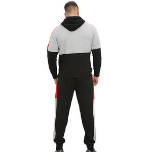 Survêtement réversible en molleton de coton coupe régulière, coupe-vent, écologique, avec logo personnalisé pour homme, nouveau style, à capuche - Product Image 3