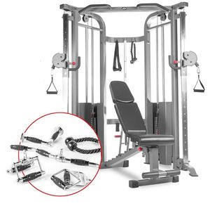Máquina de entrenamiento funcional original, completamente nueva, con doble pila de pesas y sistema de cable para entrenamiento de fuerza en gimnasios comerciales y domésticos. - Product Image 1