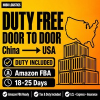 Agent de fret maritime DDP Amazon FBA USA Chine-USA porte-à-porte LCL avec consolidation et taxes incluses 18-25 jours