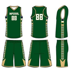 Fabricant Endeavour Entièrement sublimation maillot et short de basket-ball robe personnalisée océan unisexe OEM, - Product Image 6