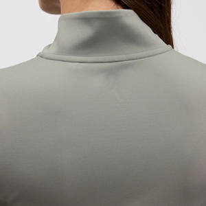 Conjunto de Yoga de dos piezas sin costuras para mujer, mallas de cintura alta, Top corto de manga larga, transpirable, de secado rápido, con bolsillos en V, deportes de Fitness - Product Image 6