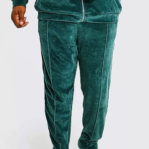 Chándales de Terciopelo de Alta Calidad Personalizados para Hombre, Ropa Deportiva de Diseño Personalizado, Marca Privada, Chándal Deportivo Masculino - Product Image 4