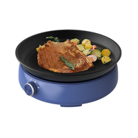 Cuisinière vapeur multifonctionnelle 6L, cuiseur électrique antiadhésif, multicuiseur avec couvercle