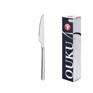 Couteau à découper la viande Mr.Spoon Serie Esencia en acier inoxydable 230 mm 13/0, compatible lave-vaisselle, design classique, manche monobloc - Product Image 1