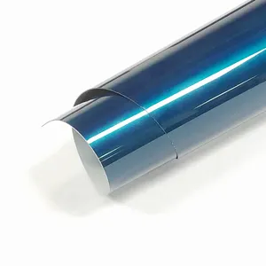 KPAL High Quality 1.52*15m TPU Liquid Metal Smoky Blue Color TPU Car Wrap PPF Film