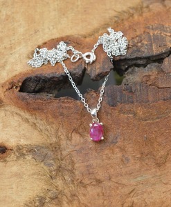 Boho Style 925 Sterling Silver Ruby Gemstone Pendentif Bijoux À La Main Pendentif En Argent Bijoux Pour Femmes Cadeau De Mariage Pour Elle - Product Image 3