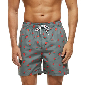 Pantalones cortos de playa de secado rápido para hombre de alta calidad con estampado de sublimación personalizado patrón sólido tela de malla de alta calidad - Product Image 3