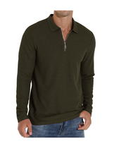 Polo pour homme confortable avec col classique, tissu respirant, adapté au bureau et à un usage quotidien décontracté