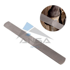 Couteau de coupe de sabot Double face râpe à sabot lime en acier au carbone râpe de maréchal-ferrant tête ronde outils de maréchal-ferrant professionnels chevaux ânes - Product Image 6
