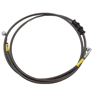 Tuyau AN3 1/8 en acier inoxydable tressé pour moto HE L, tuyau <span class=keywords><strong>de</strong></span> frein hydraulique, ligne d'huile d'embrayage en nylon/PTFE, tuyau <span class=keywords><strong>de</strong></span> modification <span class=keywords><strong>de</strong></span> moto tout-terrain - Product Image 1