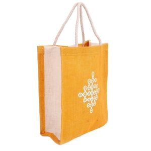 Sacs fourre-tout en jute personnalisables, écologiques et réutilisables Sacs à provisions personnalisés tendance et durables à vendre - Product Image 5