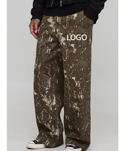 Pantalons de survêtement décontractés de randonnée en gros, imprimé camouflage, jambes larges, coton, vêtements décontractés de plein air, vêtements de jogging pour hommes, pantalons de survêtement - Product Image 4