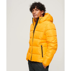 Chaqueta de Invierno Personalizable para Hombre, Cortavientos con Capucha Acolchada, Cierre de Cremallera, Forro de Piel de Oveja - Product Image 6