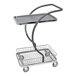 C-line Four-Wheel Table <b>Trolley</b> 500kg Shopping Cart Steel Aluminium Metal Plastic Structure for Storage <b>Tool</b> OEM Customizable - Product Image 1