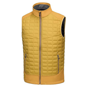 Vente en gros de veste utilitaire en laine personnalisable décoration vintage coton imperméable respirant extérieur fermeture éclair coupe-vent hiver - Product Image 5