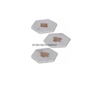 Look attrayant fantaisie élégant concepteur résine époxy fait sous-verre de forme carrée pour la maison et l'hôtel accessoires de pièce maîtresse de Table - Product Image 5