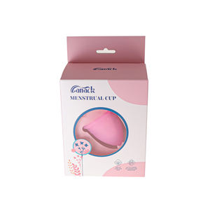 Coppetta mestruale pieghevole in silicone di qualità medica riutilizzabile con tazza d'epoca di nuovo Design all'ingrosso - Product Image 2