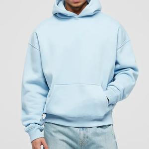 Sudaderas con Capucha para Hombre a la Moda al por Mayor, Diseño Personalizado, Color Sólido, 100% Algodón, Bordadas y Teñidas Lisas para Invierno - Product Image 3