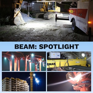 Luz de advertencia de seguridad LED universal de 10-80V, luces auxiliares de nueva condición para equipo de ingeniería, lámpara de trabajo para máquina, faro - Product Image 4