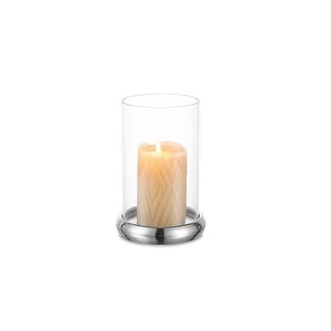 Bougie votive en aluminium doré, ronde, en verre transparent, décoration de fête, décoration de mariage, décoration de table, également utilisée pour les cadeaux - Product Image 3