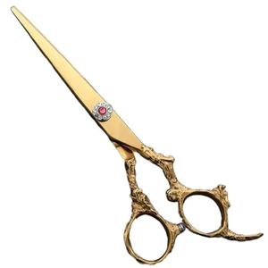 Vente en gros moins cher professionnel anneaux pivotants ciseaux de salon de coiffure cisailles à cheveux ciseaux de coiffeur ciseaux de coupe de cheveux ciseaux de coiffeur - Product Image 6