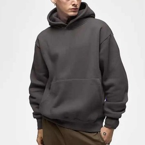 Haute qualité Boxy Double couche à capuche Streetwear 100% coton français Terry à capuche essentiel sweat à capuche lourd MS-HD-1063 - Product Image 1