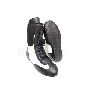 Chaussures de boxe professionnelles personnalisées en cuir de qualité supérieure nouveau design chaussures de sport prix de gros chaussures de boxe - Product Image 3