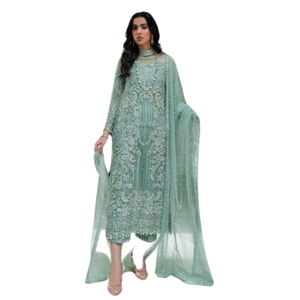 Nuevos diseños más exigentes Vestidos de estilo boutique pakistaní Mujeres Ropa de boda y fiesta Vestido Mujer Mangas largas Tallas grandes Adultos - Product Image 2