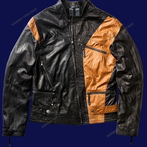 Personnalisé hommes 350 GSM poids lourd français éponge à capuche fermeture éclair pull hiver cuir luxe vestes grande taille hommes vestes - Product Image 1