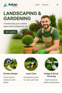 Développement de site Web d'aménagement paysager personnalisé Experts Web américains de confiance offrant des solutions de sites Web en ligne modernes et faciles à utiliser - Product Image 2