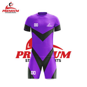 Venta al por mayor logotipo personalizado de alta calidad ropa deportiva transpirable fútbol Jersey fútbol desgaste uniforme conjunto - Product Image 5