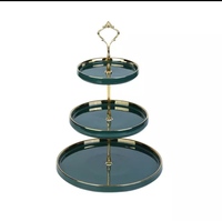 Ensemble de supports à gâteaux de mariage en métal, fournitures de cuisine pour la décoration de table, décorations de desserts écologiques pour usage commercial