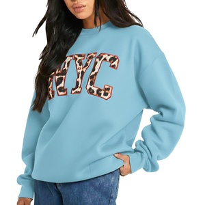 Sudadera con capucha de invierno para mujer, con lentejuelas y distintivo frontal, de manga larga, de felpa de algodón, holgada, informal, para estar en casa - Product Image 2