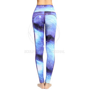 Leggings de Yoga para Mujer, Talla Grande, Ligeros, de Alta Calidad, hasta la Rodilla, con Cintura Elástica, Impresión por Sublimación Personalizada, Gran Venta - Product Image 2