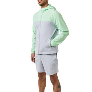 Ensemble coupe-vent et short deux pièces personnalisé vêtements de rue fermeture éclair en polyester ensemble de survêtement coupe-vent court 2026 - Product Image 3