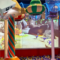 Système mural interactif de projection par immersion pour jeu de lancer de balles, équipement commercial pour aire de jeux intérieure, OEM