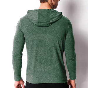 Custom Designed Men's Gym Hoodie Lightweight Pulsator Style with Solid Print Pattern XL Winter Hooded Collar Plain Dyed Technics - Product Image 4