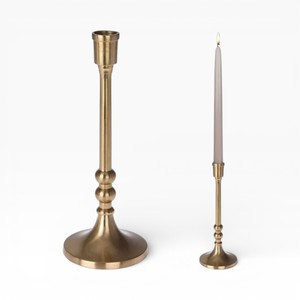 Candelabro Alto Moderno de Latón con Elegante Base Giratoria para un Estilo Interior Premium Único - Product Image 1