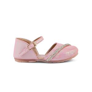 Escarpins de cérémonie roses pour filles KD0955 - Product Image 4