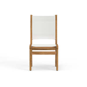 Teak Wood Outdoor <b>Dining</b> <b>Chair</b> with Sling Seat, Patio Furniture, Custom Manufacturer OEM ODM Factory Direct - Product Image 6