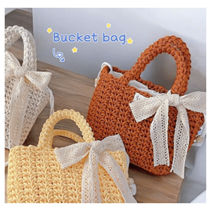 Sac en coton au crochet, sac de shopping pour l'emballage de produits de détail, coffrets cadeaux et transport quotidien, production artisanale vietnamienne - Product Image 6