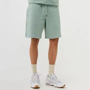 Short de survêtement personnalisé pour hommes en molleton de coton taille élastique motif solide style décontracté à prix bon marché vente en gros - Product Image 5