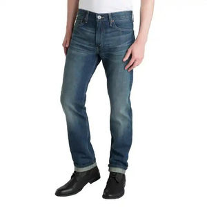 Jeans de Mezclilla Rectos Vintage de Cintura Media para Hombre, Elegantes, Transpirables, Ligeros, 100% Algodón, Impresión Digital, Venta al Por Mayor Disponible, Precio Bajo - Product Image 3