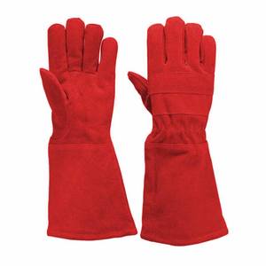 Gants de soudage en cuir de vachette fendu de qualité industrielle, protection des mains, haute performance, résistants à l'abrasion, usage intensif - Product Image 5